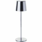Outdoor table lamp - BRILLIANT - XAANA - Rechargeable - Chrome - LED - 2W - 160lm - CCT - DIM - USB - IP44 - Image 4