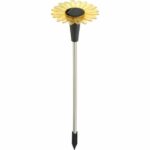 GALIX G4460 solar light decoration - Sunflower shape - H44cm - Image 2