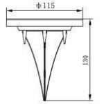 Recessed spotlight - GALIX - G4525 - Stainless steel 8 SMD LEDs – Bild 3