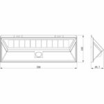 Solar wall spotlight - GALIX - G4565 - Very bright with presence detector - 300 Lumens – Bild 3