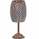 Solar lantern - GALIX - G2003 - Copper metal - White LED 10 lumens - H35 cm - Image 2