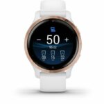 GARMIN Venu 2S - GPS smartwatch - Rose Gold - White strap - Image 2