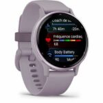 Garmin Vivoactive 5 Smartwatch, Metallic Orchid with Purple Strap - Image 2