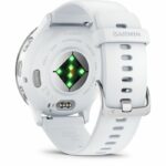 GPS smartwatch - GARMIN - Venu 3 - WiFi - 35.4 mm (1.4) - Silver steel, white case and white silicone strap - Image 4