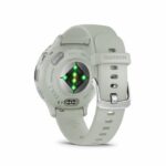 GPS Smartwatch - GARMIN - Venu 3S - 30.4mm (1.2) - Silver Steel, Sage Green Case and Sage Green Silicone Strap - Image 4