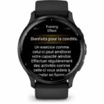 GPS Smartwatch - GARMIN - Venu 3 - WiFi - 35.4 mm (1.4) - Gray Steel, Black Case and Black Silicone Strap - Image 2