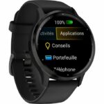 GPS Smartwatch - GARMIN - Venu 3 - WiFi - 35.4 mm (1.4) - Gray Steel, Black Case and Black Silicone Strap - Image 3