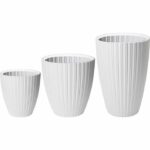 Flowerpot - Garden ID - Fancy - 40 x 42 cm - For garden, balconies or interiors - White - Image 4