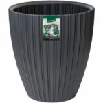 Flowerpot - Garden ID - Fancy - 40 x 42 cm - For garden, balconies or interiors - Anthracite - Image 2