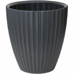Flowerpot - Garden ID - Fancy - 40 x 42 cm - For garden, balconies or interiors - Anthracite