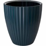 Flowerpot – Garden ID – Fancy – 40 x 42 cm – For garden, balconies or interiors – Petrol blue