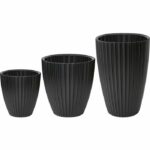 Flowerpot - Garden ID - Fancy - 40 x 58 cm - For garden, balconies or interiors - Black - Image 4