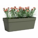 Planter - ARTEVASI - Capri - Plastic - Rectangular - Dry green - 12.5 l - Image 2