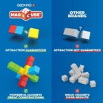 Magnetic Blocks - GEOMAG - Magicube 060 - 6 pieces - Stackable - Recycled plastic - Image 2