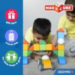 Magnetic Blocks - GEOMAG - Magicube 060 - 6 pieces - Stackable - Recycled plastic - Image 5