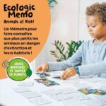 Educational games - GEOMAG - Ecologic Memo Animals at Risk - Memory game - Endangered animals - Baby/parent association - Image 2