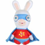 RABBITS CRETINS Super Hero Plush Red Sound – 18 cm