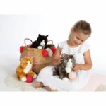 Plush - Gipsy Toys - Mimiz Cat - 28cm - Red/White - Image 3