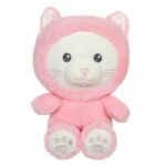 Hoody Pets Cat Plush Toy - GIPSY TOYS - Pink, 24 cm
