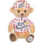 Plush - GIPSY TOYS - Tour De France - BEAR IN POLKA DOT JERSEY 15 CM