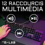 Mechanical Gaming Keyboard - THE G-LAB - KEYZ -CARBON -EX/FR - Backlit - Blue Switch - Wrist Rest - FR - Image 5