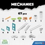 GEOMAG MECHANICS, GRAVITY 67 pcs, magnetic construction, educational games, Toy for children aged 8, GMV00 - Image 2