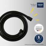 Shower hose - GROHE - 287412432 - 1.5 m - VitalioFlex Trend - Matt Black - Image 4