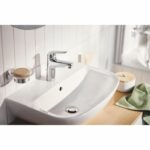 Single-lever basin mixer - GROHE Swift - 24316001 - Chrome - Size S - Water saving - Image 2