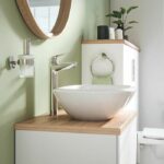 Single-lever basin mixer - GROHE Swift - 24331001 - Chrome - Raised XL size - Water saving - Click-clack waste - Image 2
