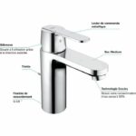 GROHE Bathroom Faucet Get sink, emptying tickle, inclination, Foam water saving water, size M, 23454000 - Image 5