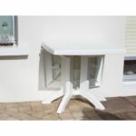 VEGA Folding Resin Garden Table - GROSFILLEX - 118 x 77 cm White - Image 2
