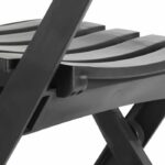 Grosfillex Miami folding chair - Anthracite - Image 4