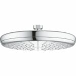 Grohe Tete Shower Vitalio Start 210, 1 jet, round shower head 210mm, water saving flow, threaded fitting 1/2, 26415000