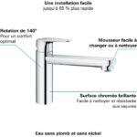 Grohe Tap Kitchen Sink Start Curve, Economic Water Mousseur, without emptying tag, Emptying Bonde included, 31717000 - Image 4