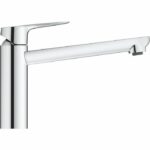 Grohe Tap Kitchen Sink Start Curve, Economic Water Mousseur, without emptying tag, Emptying Bonde included, 31717000 - Image 5