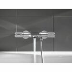 Grohe thermostatic mixer shower precision feel, wall mounting, temperature indicator, integrated filters, chrome, 34788000 - Image 3