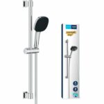 Shower set with 2 jets shower head, bar and flexible hose - GROHE Vitalio Comfort 110 26398001 - Easy selection - Water saving