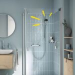 Shower head - GROHE Vitalio Start 110 27940001 - 1 Rain jet - Water saving - Anti-limescale process - Chrome - Image 2