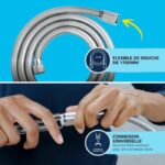 Shower set with 1 jet Rain shower head, holder and 1.75m hose - GROHE Vitalio Start 110 27944001 - Water saving - Image 5