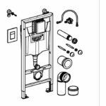 Solido 3 in 1 pack for WC - Installation height 1.13m - GROHE - 38811KF0 – Bild 3