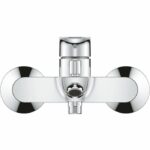 Grohe Mixer Monocomande Bath / Shower, Start Edge, Faucet with Mousseur, 24198001 - Image 3