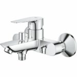 Grohe Mixer Monocomande Bath / Shower, Start Edge, Faucet with Mousseur, 24198001 - Image 4