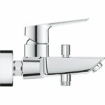 Grohe Mixer Monocomande Bath / Shower Start with inverter, Faucet with economical water, chrome, 24206002 mousseur - Image 4
