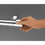 Grohe thermostatic mixer shower Precision Flow, Wall mounting, anti-cross protection, 1/2 threaded connection, chrome, 34840000 - Image 3