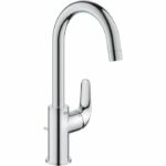 Single-lever basin mixer - GROHE Swift - 24330001 - Chrome - Size L - High spout - Water saving