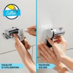 Shower set with thermostatic mixer, 1 jet shower head, 60cm bar and flexible hose - GROHE 34597001 - Water saving - Chrome - Image 6