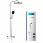 Shower column with thermostatic mixer - Water saving - GROHE Vitalio Start System 250 - Chrome - 26677001