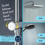 Shower column with manual diverter - Water saving - GROHE Vitalio Start System 250 - Chrome - 26680001 - Image 6