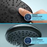 Shower set with 2 jets shower head, 60cm bar, flexible hose and shelf - GROHE Vitalio Start 110 26952001 - Water saving - Chrome - Image 6