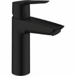 Single lever basin mixer - GROHE Start - 237462432 - Matt black - Size M - Medium spout - Water saving
